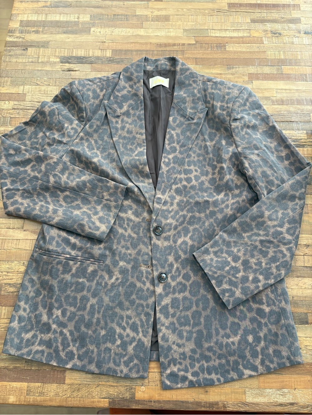 🤎JJXX - ellis leopard loose blazer🤎